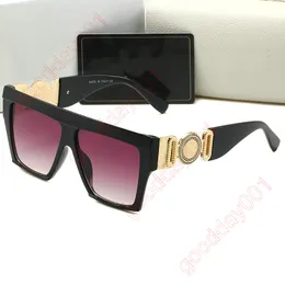 2022 Novo moda medusaes glam piloto Óculos de sol Big Frame Frame Men Square Metal Metal Sun Glasses Women Women Retro Sunglass Vintage Gafas Oculos de Sol 055