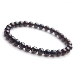 Beaded Strands 2022 6.5mm smycken armband Natural Stone Purple Sugilite Quartz Crystal Gem Round Pärlor Stretch Charm Braceet For Women Me