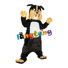 Mascot boneca traje 1051 marrom Shar Pei cão bulldog mascote traje traje festa roupas vestido roupas roupas desenhos animados vestuário