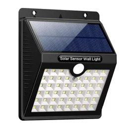 Nuovo modello Solar Outdoor 19LED 46LED Motion Sensor Light Lampada da parete impermeabile IP65 PIR