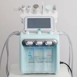 ポータブル6 in 1ハイドロウォーター酸素ジェット水力ダイヤモンドピーリングマイクロダーマブレーションH2O2皮膚剥離スキンケアビューティーマシン