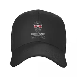 Boinas engraçadas Funcle barbudo Definição de beisebol Caps unissex moda sol diversão tio pai chapéu respirável snapback de inverno capsberets