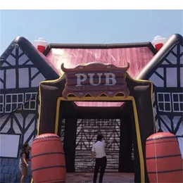 Mats Outdoor Party Decoration Commercial Rental Castle Bar nadmuchiwany irlandzki namiot pubowy nadmuchiwany winiar