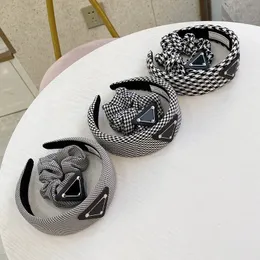 Kafa Bantları Tasarımcı PD Mektup 2 Parçalı Set Lüks Kafa Bantları Kadınlar için Saç Bantları Kız P Marka Elastik Head Band Spor Fitness Kafa Şarfı