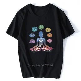 Męskie koszulki damskie T-shirt kwiat joga joga czakra medytacja Indie druk menu bawełniany tshirt hip hop tees streetwear harajuku