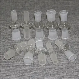 10 Styles Adaptador de vidro padrão LIGHADS FERRAMENTAS SUPPRESSÃO STRILES 14mm 18 mm Male para fêmea conversor para Bong Bubbler Glass Reclaim Adapts Catcher Ash Catcher