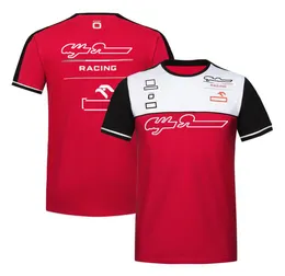 F1 Team Racing Short Sleeve T-shirt Anpassade herrfans Polyester Quick Dry T-shirt