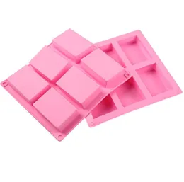 8*5.5*2.5cm square Silicone Baking Mould Cake Pan Molds Handmade Biscuit Soap mold SN6496