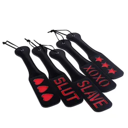 Sex Toys Hand Shoot Spanking Spank Paddle Beat Submissive Sex Accessories  Erotic BDSM Fetish Whip PU Leather Mischief Spanking Paddle BDSM Fetish  Sexy Cosplay Adult Game Flirting Flogger Gear Whip Paddles Sex