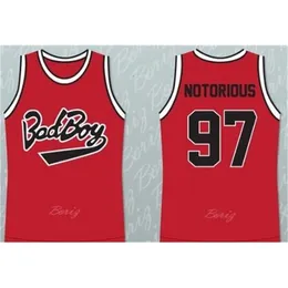 Chen37 Goodjob Männer Jugend Frauen Vintage #97 Notorious Bad Boy Biggie Smalls New Basketball Jersey Größe S-6XL oder benutzerdefiniertes Trikot mit beliebigem Namen oder Nummer