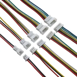 Andra belysningstillbehör 10pairs JST 1.25 Manlig kvinnlig trådkontakthöjd 1.25mm 2P ​​3P 4P 5P 6P Plug Jack Terminal Cable Length 10cmother