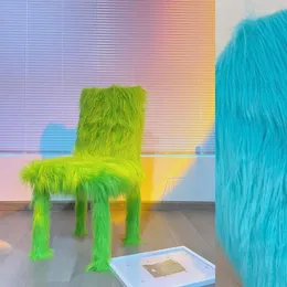 Campa de cadeira 13 cm de comprimento de pano de pelúcia Diy cover decorativo material de algodão artificial fundo de grama