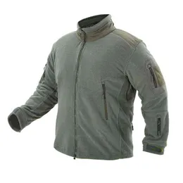 Män USA Militär Winter Thermal Fleece Tactical Jacket Huven Coat Militar Cotton Army Jackets L220706