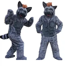 Stage Fursuit Orc Muscle Doll FOX DOG Mascot Costumes Carnival Hallowen Gifts Unisex Adults Fancy Party Games Outfit Holiday Celebration Cartoon Character Outfits