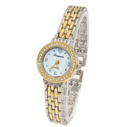 6st Mixed Bulk Fashion Watche Luxury rostfritt stål armband klockor damer kvartsklänning klockor reloj mujer t200420