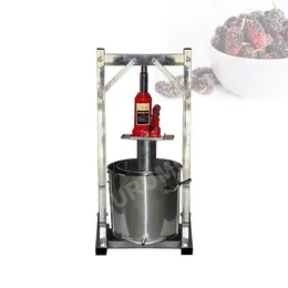 Druva juicers rostfritt stål stor kapacitet frukt kross hushållsfilter press bryggeri utrustning