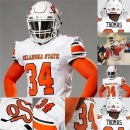 Uf CeoMit Oklahoma State Cowboys 1987 Thurman Thomas Jersey Ethan Bullock Shane Illingworth Nolan Mclean Spencer Sanders Shaun Taylor Peyton Thompson