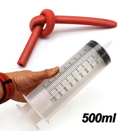 150-500ml portátil Enema Tubo Anal Lavagem Anal Injeção Limpeza da Vagina Feminina ânus Douche Toys Sexy Toys para Mulheres