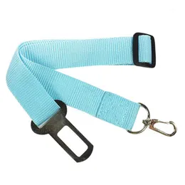 Nuovo veicolo regolabile per auto cane da compagnia auto sicurezza durevole cintura di sicurezza in nylon con imbracatura guinzaglio guinzaglio da viaggio accessorio 10Jun11237d
