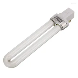 Nagelkonstutrustning 1st 12W UV U-form ersättningsslamprör torktumlare LED LED POLCH GEL ACCIORTORS PRUD22
