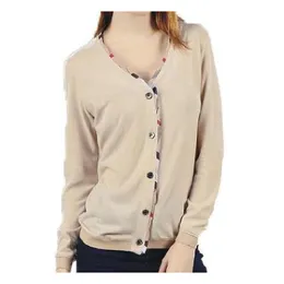 Estate NUOVI stilisti Maglioni da donna Top Pullover moda classica di alta qualità Cardigan scollo a V vestibilità ampia Maglione a maniche lunghe Nero rosso albicocca grigio Top S-XXL