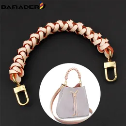 Bucket bag Thick Wrist Strap Fashion Weave Handbag Strap Shoulder Removable Bag Accessories High Quality Weave Short Bag Strap 220629