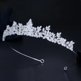 مشابك الشعر barrettes cwwzircons marquise قطع الزركونيا الزركونيا زهرة تاج التاج الملحقات الزفاف للعرائس أزياء أزياء المجلات المجوهرات a03