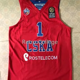 XFLSP #1 Nando de Colo Jersey Camiseta Canotta Trikot Trowback Basketball Jersey Costomed personalizado qualquer nome e número