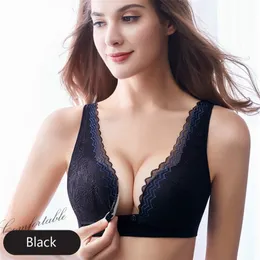 Sexy Hand Nursing Open Cup for Maternity Sleeping Underwear Wire Free Bra Pregnancy Clothes 210318