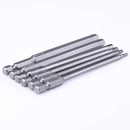 Hand Tools 6pcs 100mm Magnetic Triangle Head Screwdriver Bit 1/4 Inch Steel Anti Slip Hex Screw Equipment Electric Power Tool AccessoriesHan