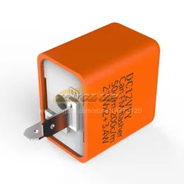 Relè Lampeggiatore 3 Pin 12V Per Moto, Scooter, ATV - Ricambio Indicatore Di Direzione Rotondo Per GY6 50-250cc - 4