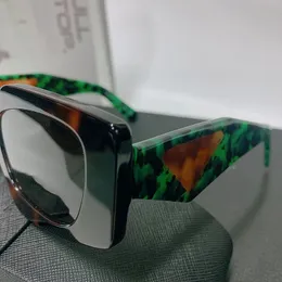 A112 ymbole Sunglasses Designer Women Tortoiseshell Square Frame Shades Geometric HD Triangle SPR15Y Men Emerald Lunette Glasses