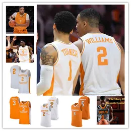 XFLSP College Personalizado Tennessee Voluntários Stitched College Basketball Jersey 24 Justin Powell 3 Quentin Dibounde 33 Uros Plavsic 25 Santiago Vescovi