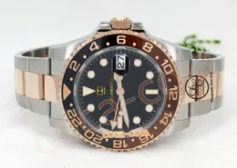 Luksusowy 7 Wodoodporny zegarek Wodoodporna Wysokość V7 wersja 40 mm GMT126711 Cerachrom ramka podwójna strefa czasowa mechaniczny automatyczny ruch Mens BP Diver zegarki