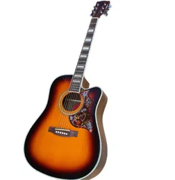يمكن تخصيص 41 بوصة J 45 الجيتار الصوتي مع لوحة خشب الورد