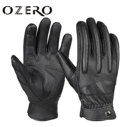 Ozero Mens Touch Screen Leather Gotorcycle Glove Outdoor Sport Full إصبع الدراجات الجبلية للدراجات Guantes Guantes Moto Gloves 220622