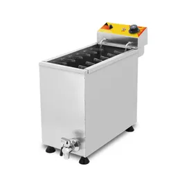 Matbearbetning kommersiell elektrisk ESECTOR Hotdog Fryer Machine