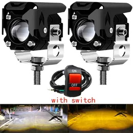 Motocicletta Led faro ausiliario luci a led per fuoristrada, 4X4, 4WD, ATV, staffe anteriori SUV moto fendinebbia luce auto