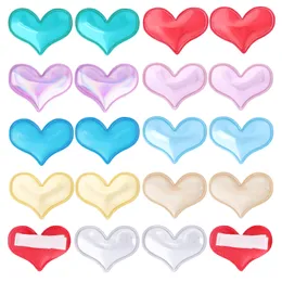 Cute Love Heart Fermagli per capelli Pu Spugna Accessori per capelli per neonate Gradiente creativo Involucro in metallo Panno per bambini Clip a becco d'anatra 0 7xt E3