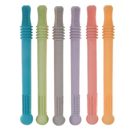 Massaggiagengive infantile Molari Formazione Dentizione Silicone Gomma da masticare Giocattoli Masticatore molare Succhietti Anti-mangiare Gomma da masticare Neonato Esercizio da masticare Giocattolo B8080