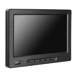 Monitors Eyoyo Monitor VGA BNC ekran wyświetlacza 8 "IPS 1280x720 Przenośny mini na komputer CCTV Raspberry Pi z Monitorsm VESA Remotemonitors Monitorsm