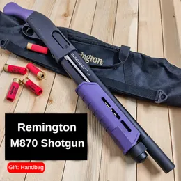 M870 Foam Dart Blaster Soft Bullet Manuell leksakspistol Pneumatisk Skytte Modell Launcher För Vuxna Pojkar Utomhus