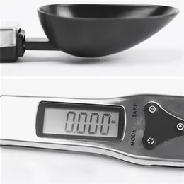 300 г/0,1 г портативная ЖК -дисплей цифровой кухонной шкалы измерение ложки грамма электронная ложка веса Volumn Food Scale Новое высокое качество 201116