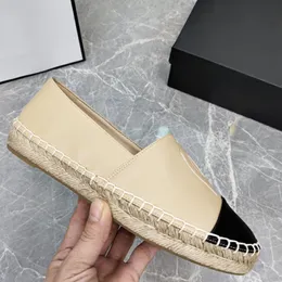Dress Spring and Autumn Brand Design Sewing Slip-on Sheepskin Casual Straw Linen Canvas Motorcycle Womens Flats Wedding Shoes XL 35-42 High version