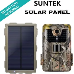Kit pannello solare per fotocamera da caccia con batteria al litio da 1700 mAh impermeabile esterna - Sistema di alimentazione solare impermeabile per caricabatterie 220810