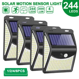 Led Solar Light Outdoor Modi Motion Sensor Pir Wall Lamp Waterproof Solar Lamp Solar Power Garden Focos solares J220531