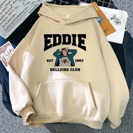 Eddie Munson Hoodie WomenMen Streetwear Aesthetic Demon Hoodies Unisex Funny Harajuku Hooded Sweatshirts Hoody Kawaii Clothes 220816