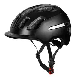 ウェストバイク58-62cm調整可能3モード自転車ヘルメット通気性UV保護反射オートバイヘルメットキャンプトラベルサイクリング - シルバー