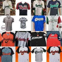 XFLSP NARANJEROS NOPALEROS دي Zacatecas Mexicali Aguilas All Stitched التطريز البيسبول الفانيلة أي اسم أي numbe