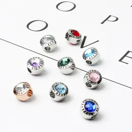 925 Sterling Silver Dangle Charm Novo Alloy Ligante Original Conta Radiant Love Dazzling Heart Beads Bead Fit Pandora Charms Bracelet Diy Jóias Acessórias